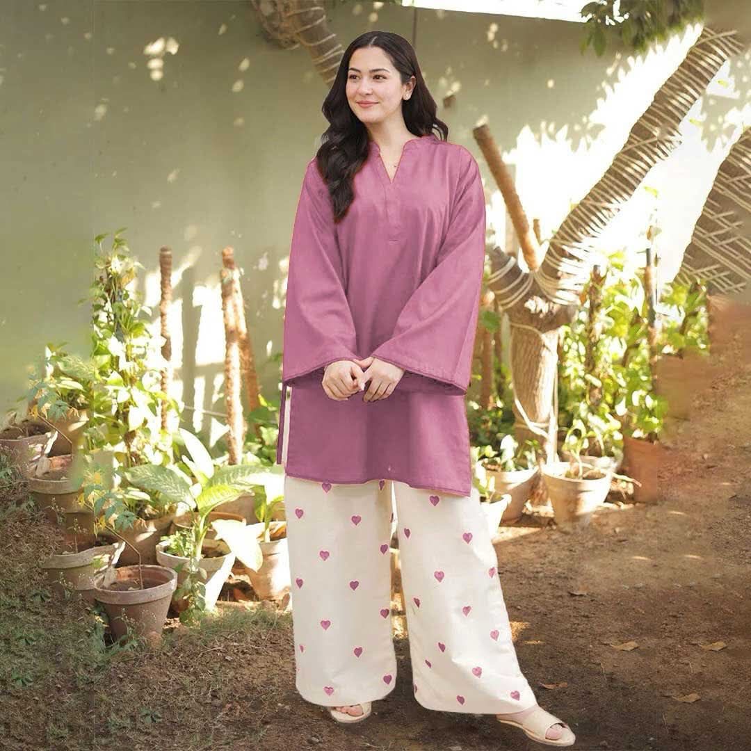 Hania Amir Heart Cord-Set