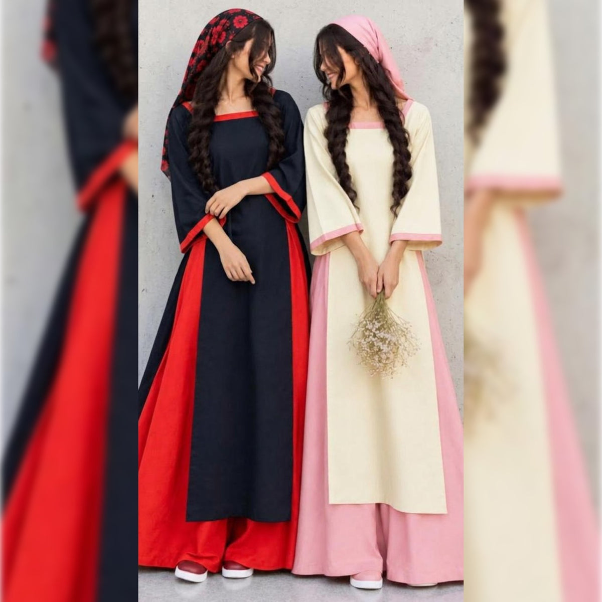 Scarlet - Bell Sleeve Long Dress