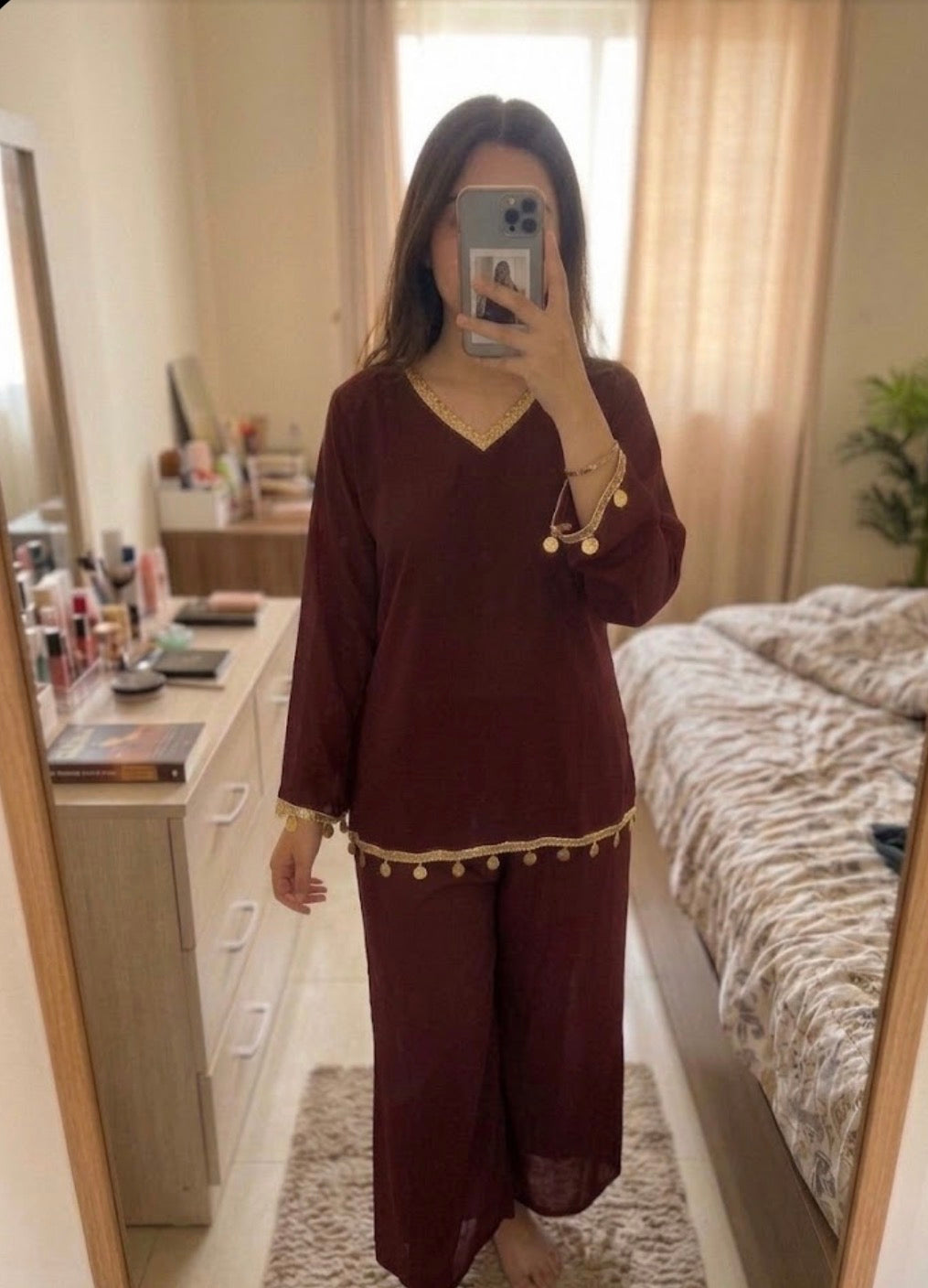 Gold Lace 2 Peice ❤️