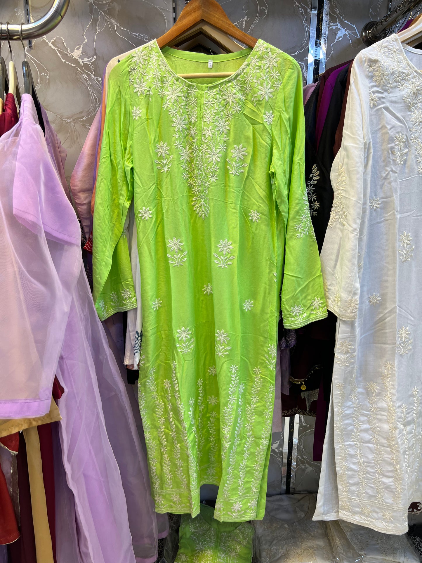New Indian Embroidery Kurti Summer Stuff long
