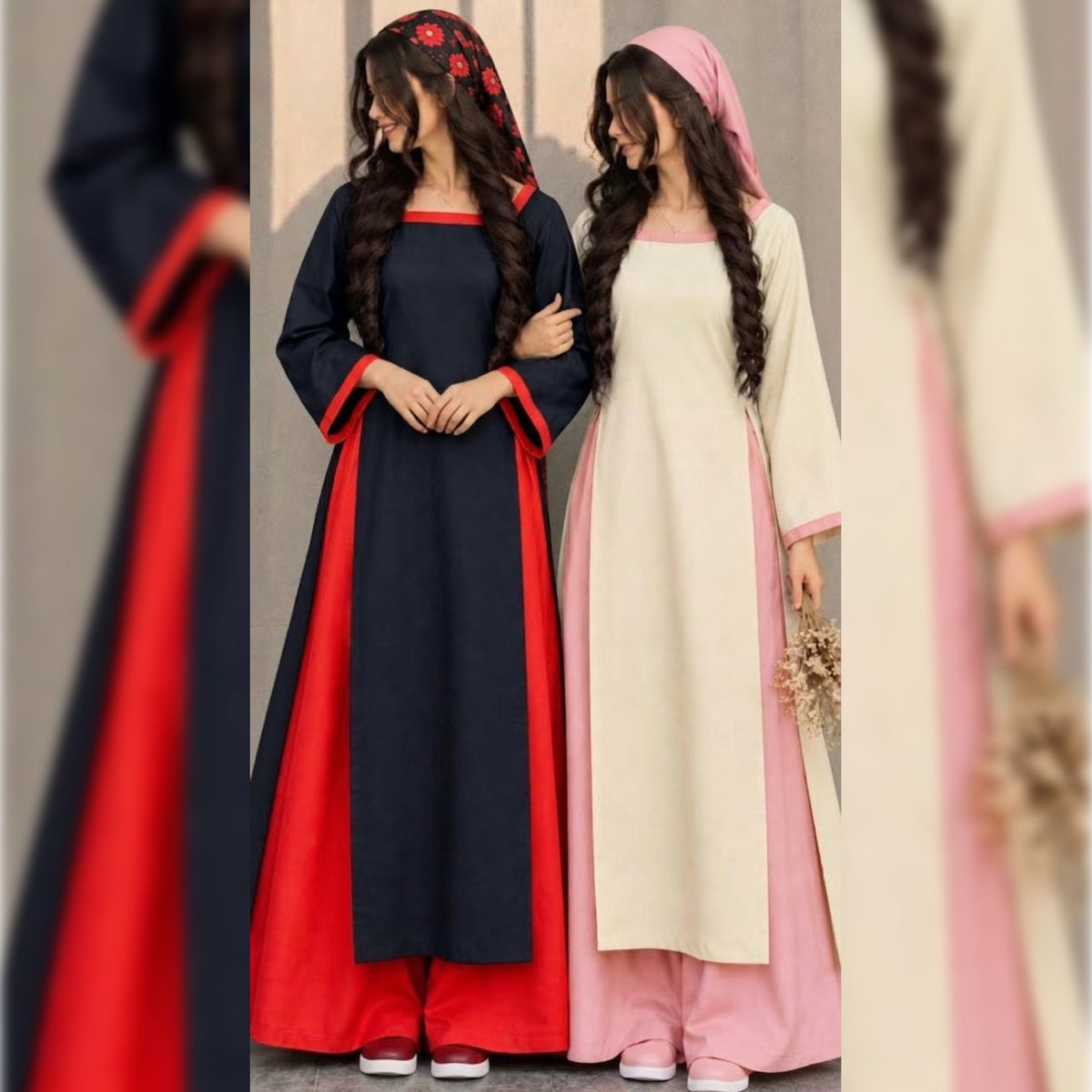 Scarlet - Bell Sleeve Long Dress