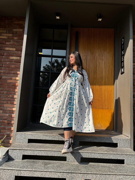 Flor Embroidered Dress