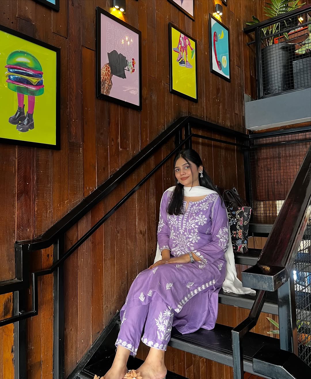 Desi chicken kari long Kurta Set ♥️