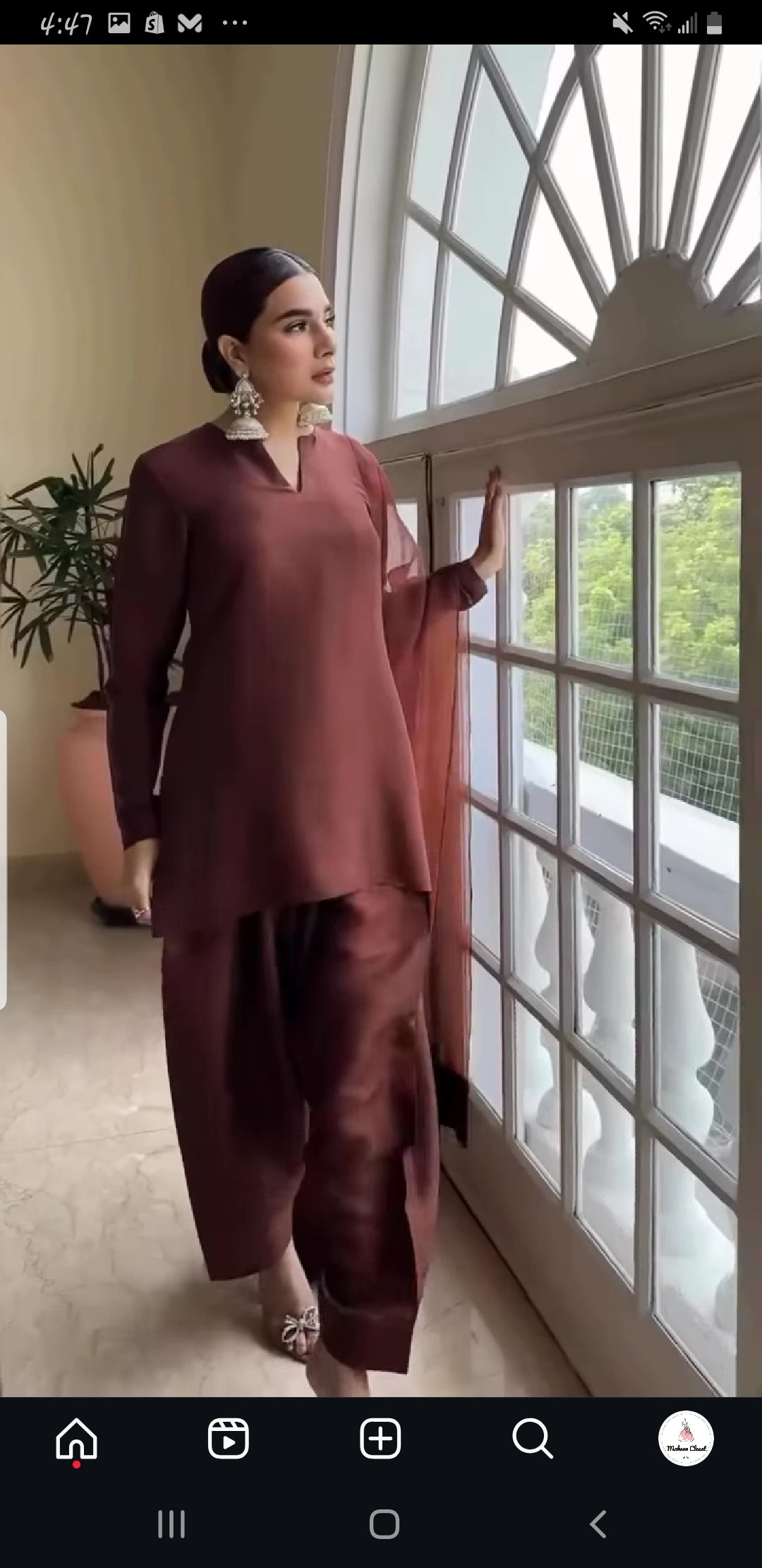 Bow Farshi Shalwar In Black By Maheen Closet ❤️