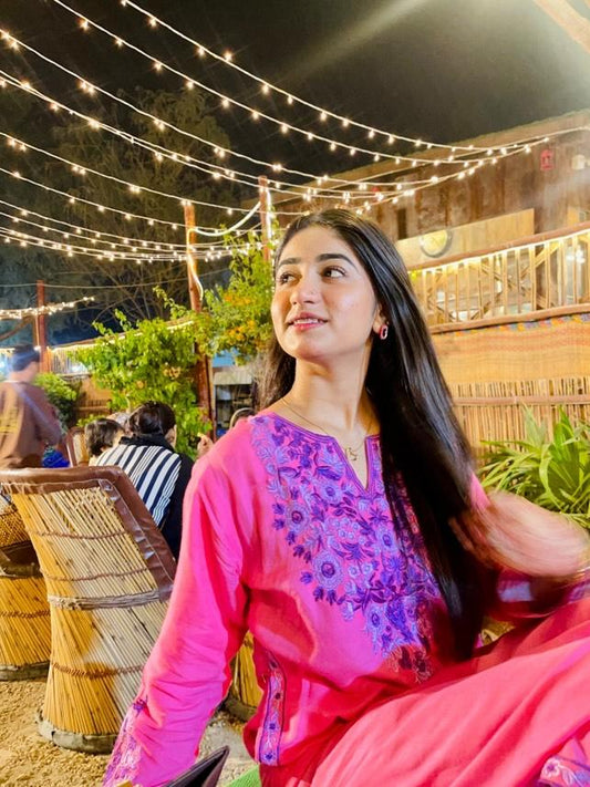 Phiran Embroided Long Kurti 🎀