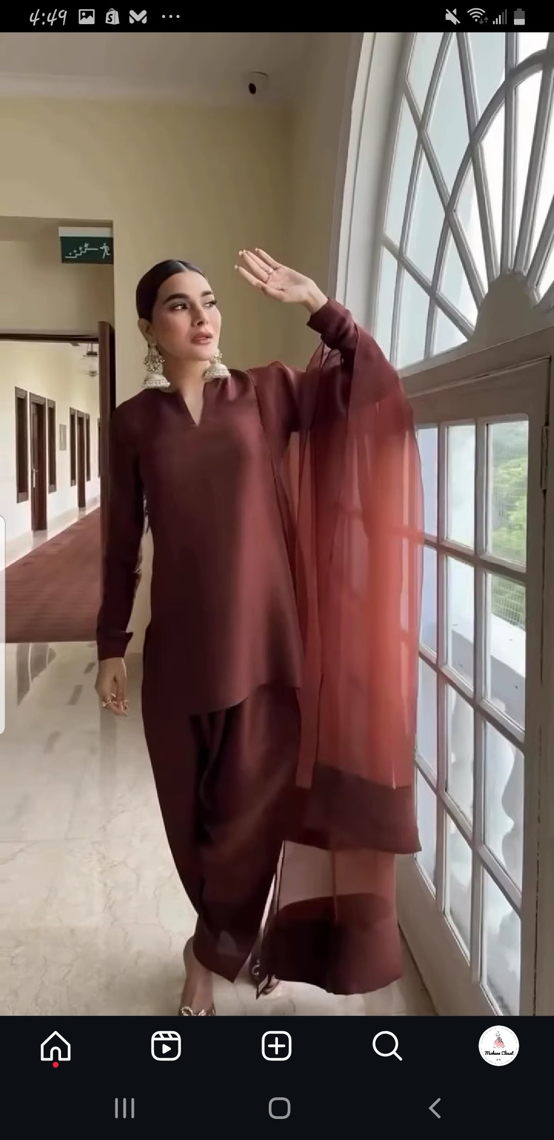 Bow Farshi Shalwar In Black By Maheen Closet ❤️